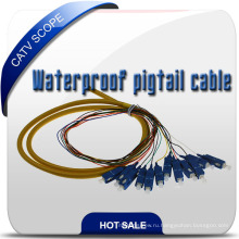 Высокое качество оптического волокна Водоустойчивый отрезок провода 4 5/8 Разъем SC/APC с